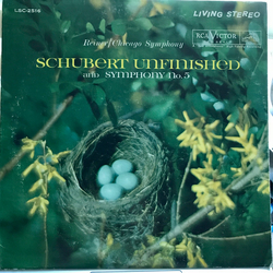 Fritz Reiner / Chicago Symphony Orchestra / Franz Schubert Schubert Unfinished And Symphony No. 5 Vinyl LP USED