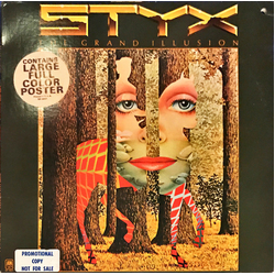 Styx The Grand Illusion Vinyl LP USED