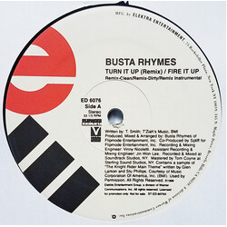 Busta Rhymes Turn It Up (Remix) / Fire It Up USED VINYL 12INCH PROMO