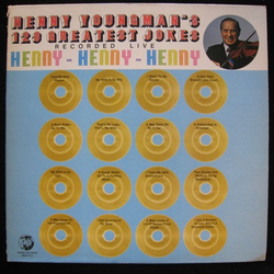 Henny Youngman Henny Youngman's 128 Greatest Jokes (Recorded Live) Vinyl LP USED