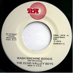 Echo Valley Boys Wash Machine Boogie Vinyl 7" USED