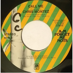 Chris Montez Call Me / Because Of You Vinyl 7" USED