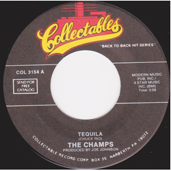 The Champs / Patsy Cline Tequila / Walkin' After Midnight Vinyl 7" USED