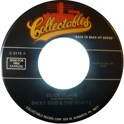 Dicky Doo & The Don'ts Click Clack / Nee Nee Na Na Nu Nu Vinyl 7" USED
