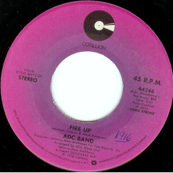 ADC Band Fire Up / More & More Disco Vinyl 7" USED