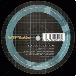 Ed Rush & Optical Lifespan / Crisis Vinyl 12" USED