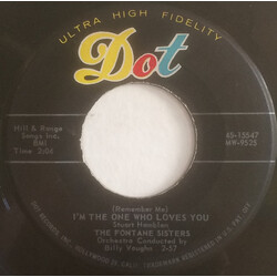 The Fontane Sisters (Remember Me) I'm The One Who Loves You / Dancing To The Rock And Rolla USED VINYL 7INCH SINGLE 45 RPM