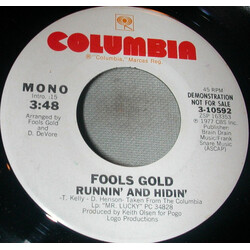 Fools Gold Runnin' And Hidin' USED VINYL 7INCH 45 RPM PROMO