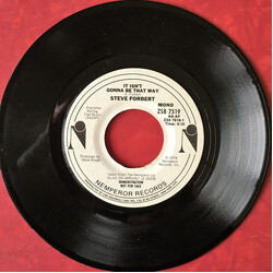 Steve Forbert It Isn't Gonna Be That Way USED VINYL 7INCH 45 RPM SINGLE PROMO STEREO MONO