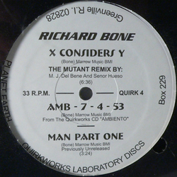 Richard Bone X Considers Y Vinyl 12" USED