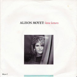 Alison Moyet Love Letters Vinyl 7" USED
