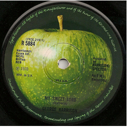 George Harrison My Sweet Lord Vinyl 7" USED