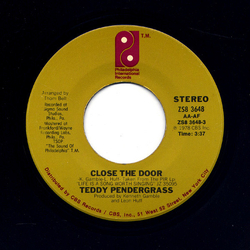 Teddy Pendergrass Close The Door Vinyl 7" USED