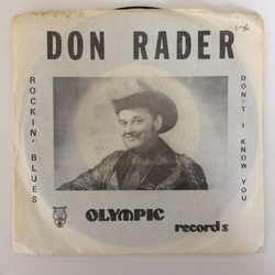 Don Rader (2) Rockin Blues Vinyl 7" USED