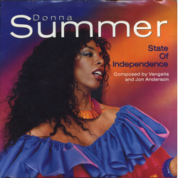 Donna Summer State Of Independence Vinyl 7" USED