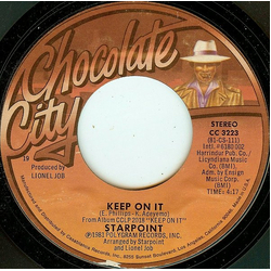 Starpoint Keep On It Vinyl 7" USED