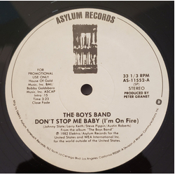 The Boys Band Don't Stop Me Baby (I'm On Fire) Vinyl 12" USED