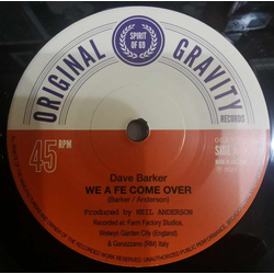 Dave Barker (2) We A Fe Come Over Vinyl 7" USED