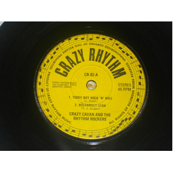 Crazy Cavan And The Rhythm Rockers Teddy Boy Rock 'N' Roll Vinyl 7" USED
