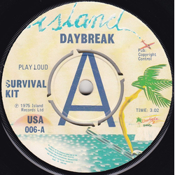 Survival Kit / Bobby McClure Daybreak / You Bring Out The Love In Me Vinyl 7" USED