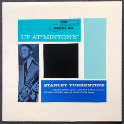 Stanley Turrentine Up At "Minton's", Vol. 1 Vinyl LP USED