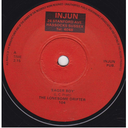 The Lonesome Drifter Eager Boy / Teardrop Valley Vinyl 7" USED