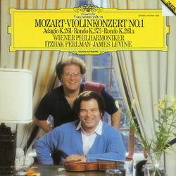 Wolfgang Amadeus Mozart / Itzhak Perlman / James Levine (2) / Wiener Philharmoniker Violinkonzert Nr.1- Adagio K.261- Rondo K.373 - Rondo K 261a Vinyl