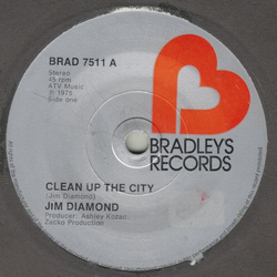 Jim Diamond Clean Up The City Vinyl 7" USED