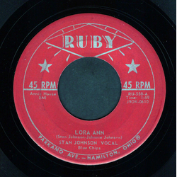 Stan Johnson (2) / The Blue Chips (5) Lora Ann / Baby, Baby Doll Vinyl 7" USED