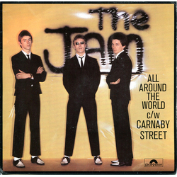 The Jam All Around The World c/w Carnaby Street Vinyl 7" USED