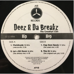 Crooklyn Clan Deez R Da Breakz Vinyl 12" USED