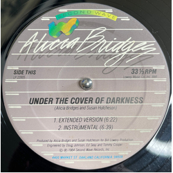 Alicia Bridges Under The Cover Of Darkness / Not Ready Yet Vinyl 12" USED