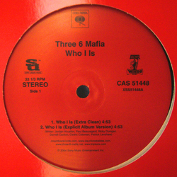 Three 6 Mafia Who I Is / PIMP Vinyl 12" USED