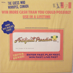 The Guess Who Artificial Paradise Vinyl LP USED