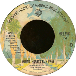 Candi Staton Young Hearts Run Free Vinyl 7" USED