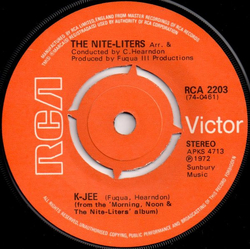 The Nite-Liters K-Jee / Tanga Boo Gonk Vinyl 7" USED