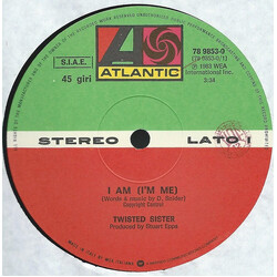 Twisted Sister I Am (I'm Me) Vinyl 12" USED