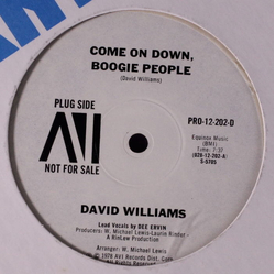 David Williams (2) Come On Down, Boogie People Vinyl 12" USED