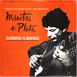 Manitas De Plata Guitarra Flamenco Vinyl LP USED
