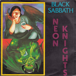 Black Sabbath Neon Knights Vinyl 7" USED