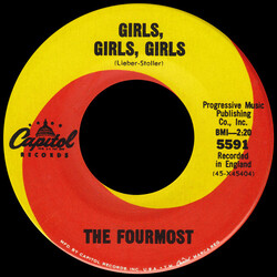 The Fourmost Girls, Girls, Girls USED VINYL 7INCH 45 RPM SINGLE