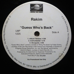 Rakim Guess Who's Back Vinyl 12" USED