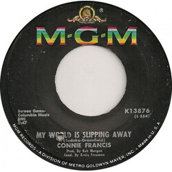Connie Francis My World Is Slipping Away USED VINYL 7INCH 45 RPM