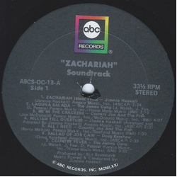 Various Zachariah (Original Motion Picture Soundtrack) Vinyl LP USED