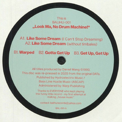 Daniel Wang Look Ma, No Drum Machine! Vinyl 12" USED