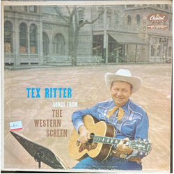 Tex Ritter Songs From The Western Screen Vinyl LP USED