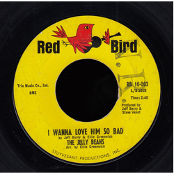 The Jelly Beans I Wanna Love Him So Bad Vinyl 7" USED