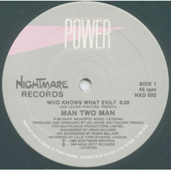 Man 2 Man Who Knows What Evil? Vinyl 12" USED