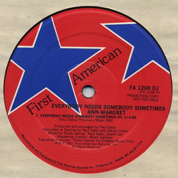 Ann Margret Everybody Needs Somebody Sometimes Vinyl 12" USED