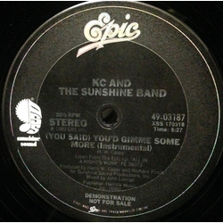 KC & The Sunshine Band (You Said) You'd Gimme Some More Vinyl 12" USED